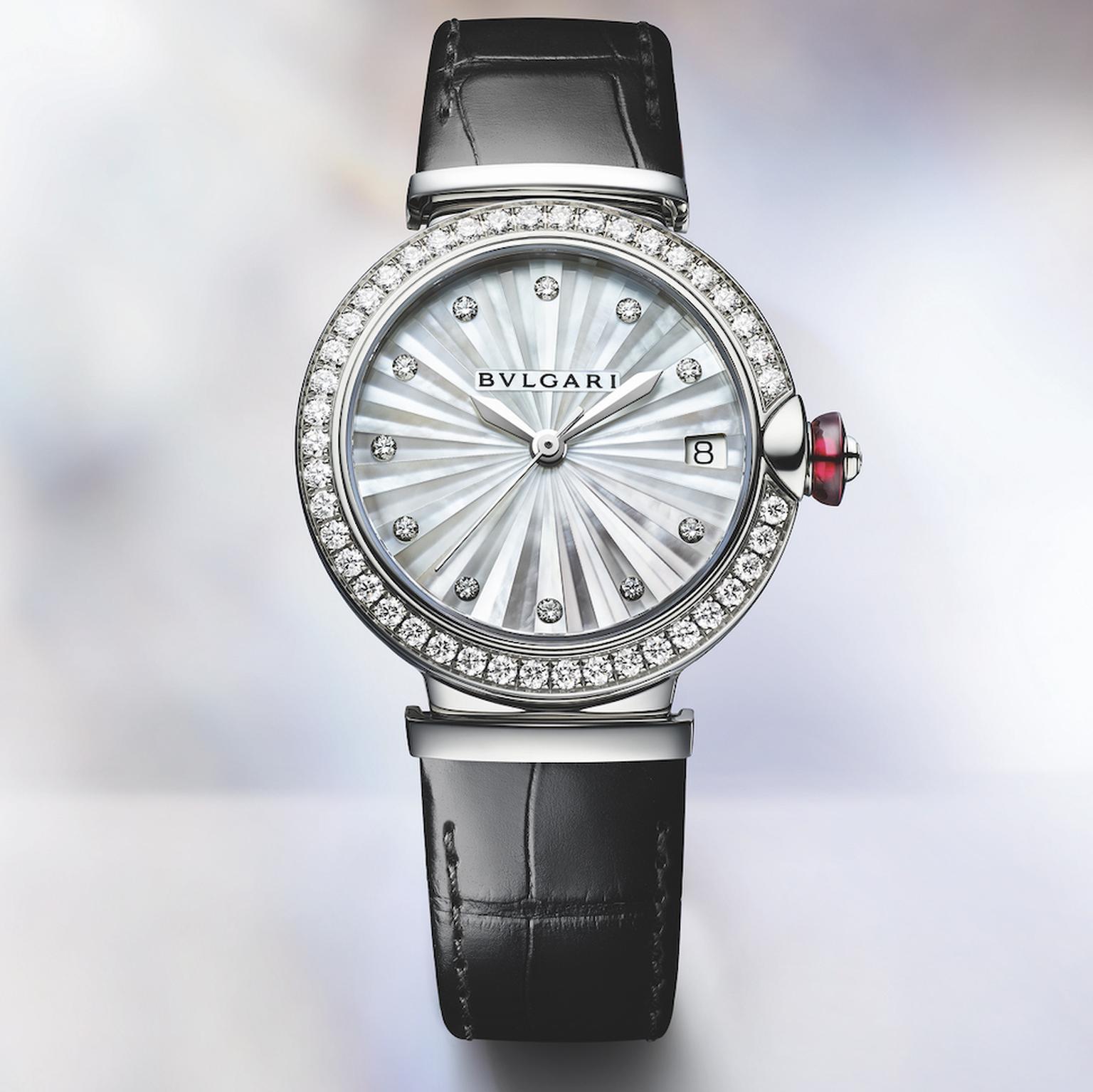 Bulgari Lucea Intarsio with 55 diamonds 