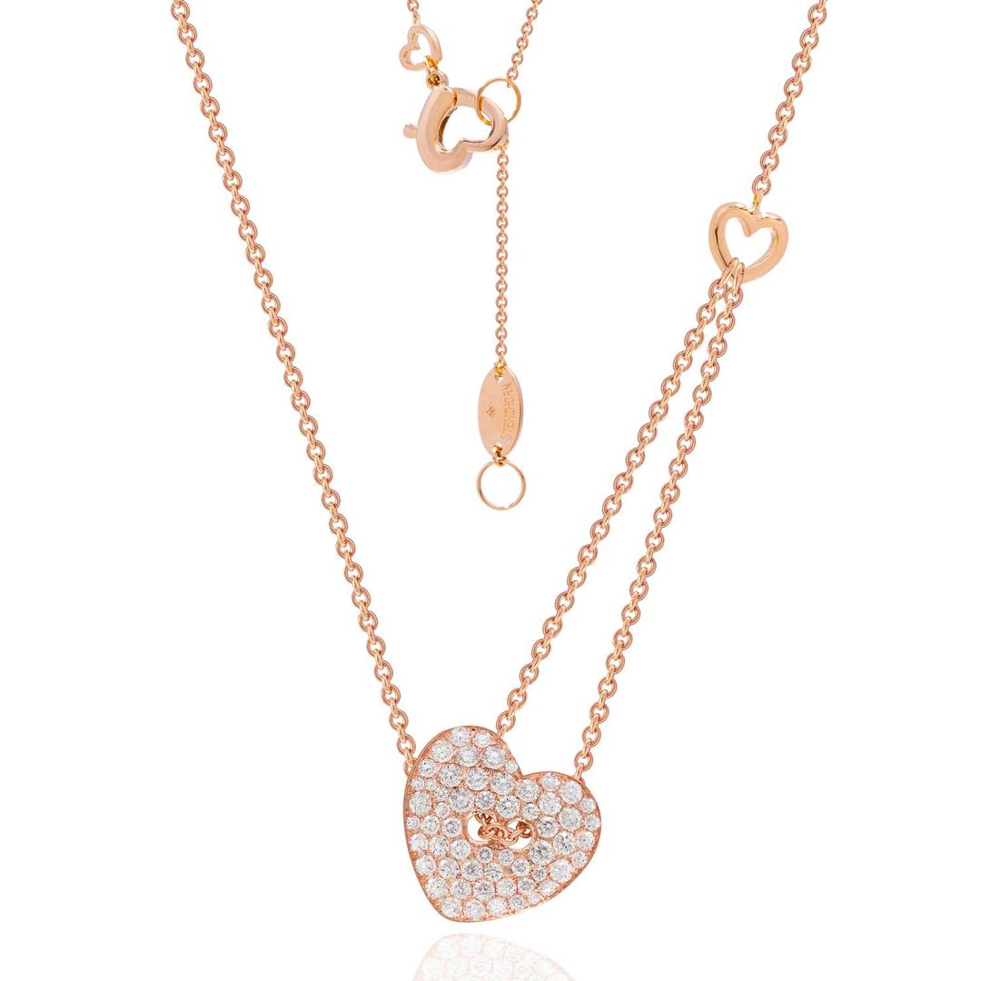 Chain my Heart diamond and gold necklace Stenzhorn The Jewellery Editor