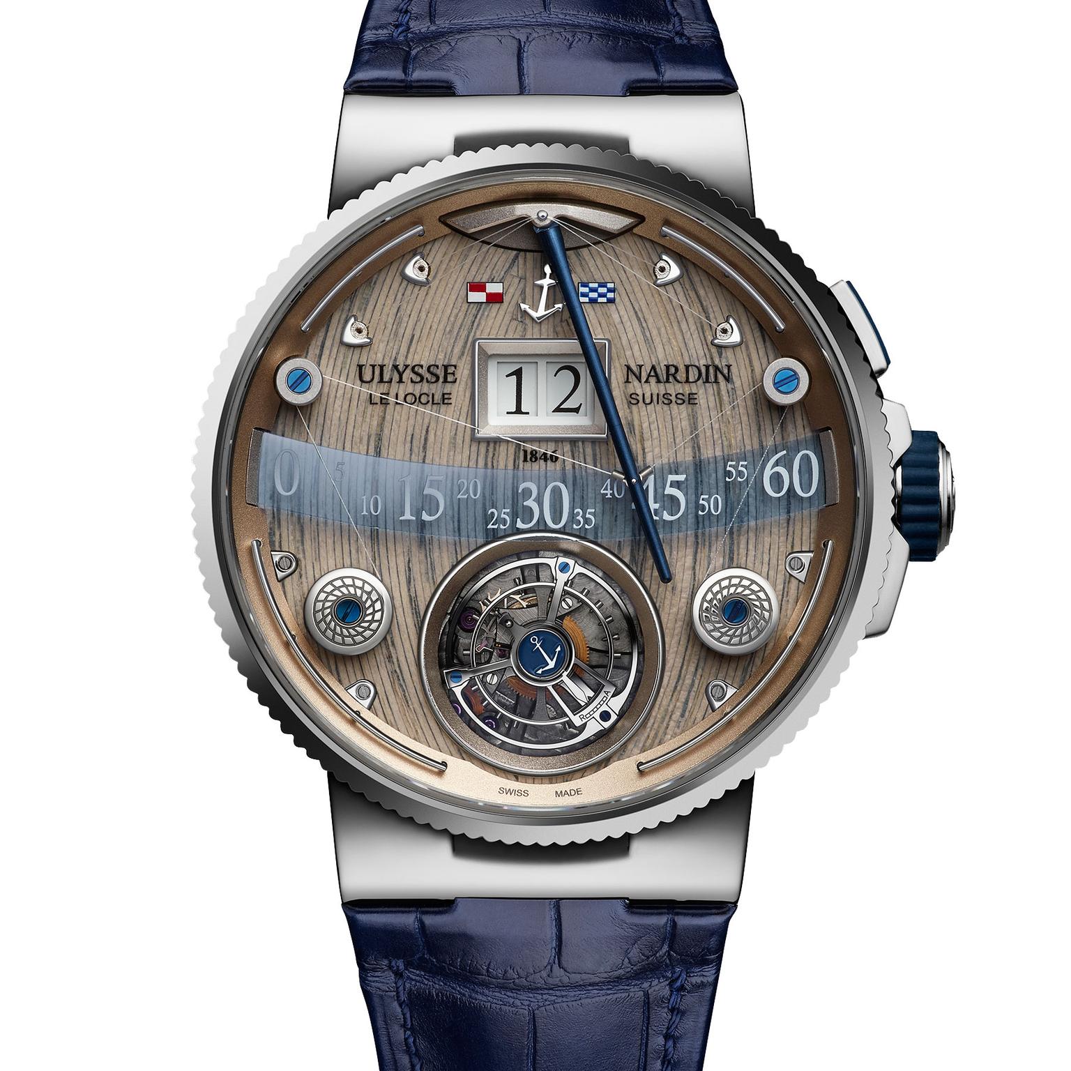 Ulysse Nardin Grand Deck Marine Tourbillon watch for men 