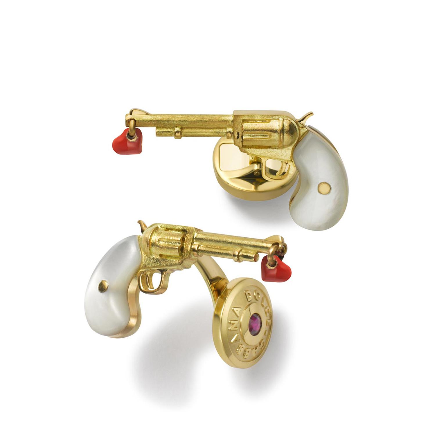 Dolce & Gabbana Pistol cufflinks