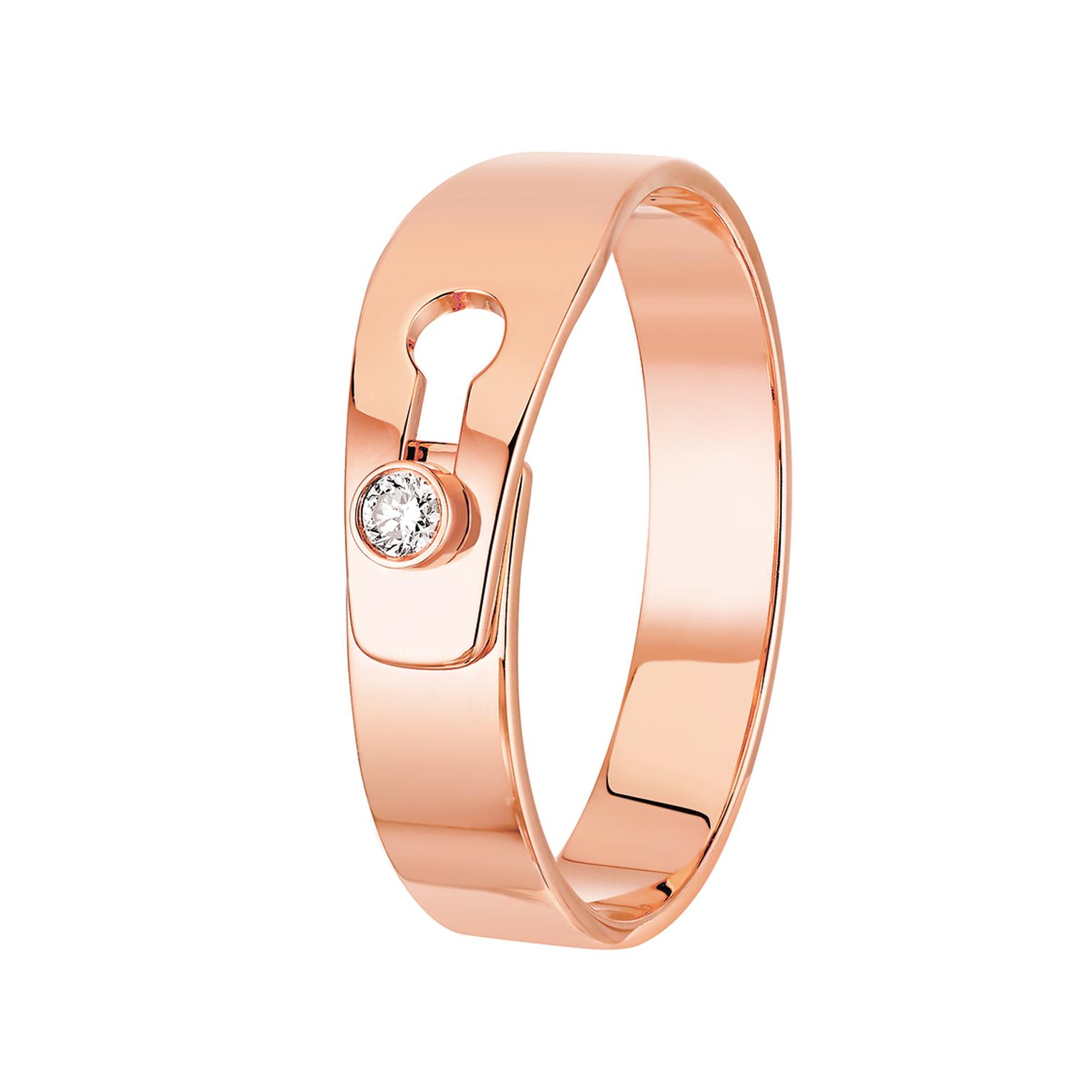 Dinh Van Le Serrure ring rose gold