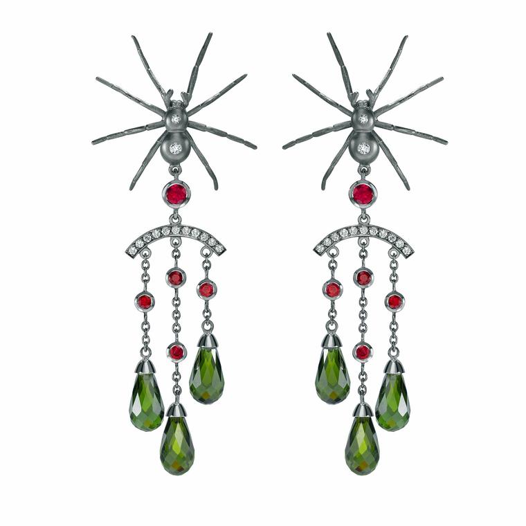 Theo Fennell spider earrings