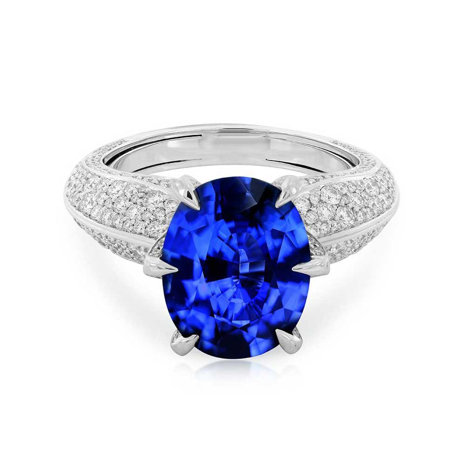 Kat Florence Ceylon sapphire engagement ring