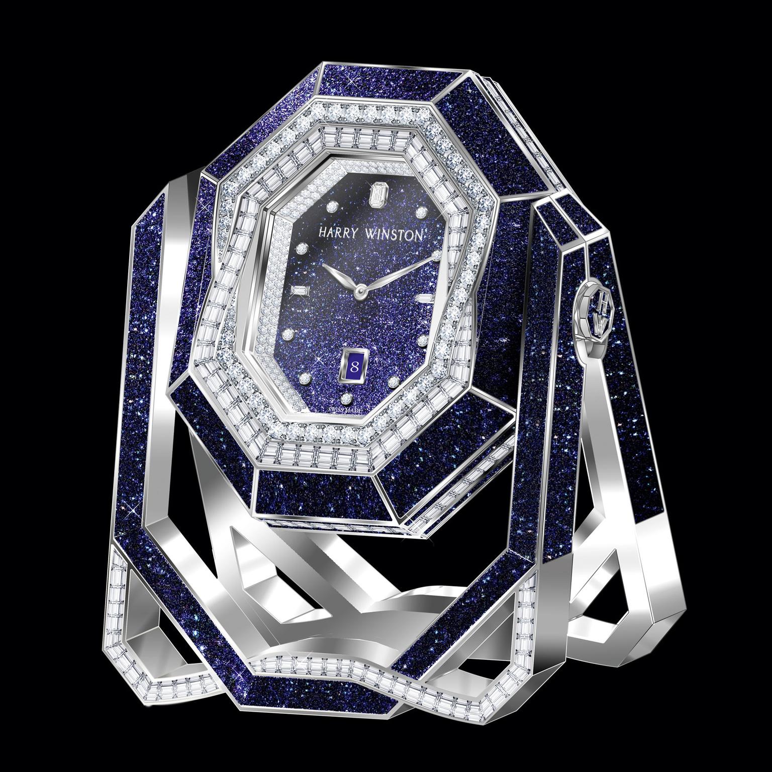 Harry Winston Emerald Time clock