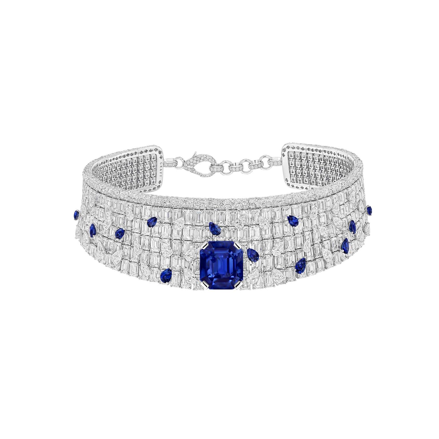  Sapphire necklace by Graff
