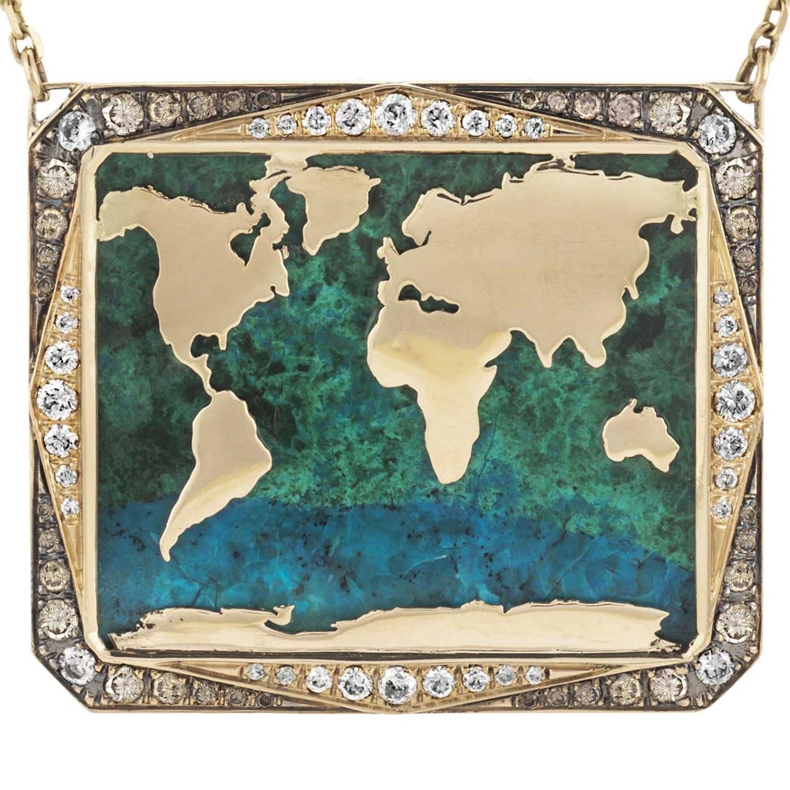 Venyx World Atlas necklace £13200
