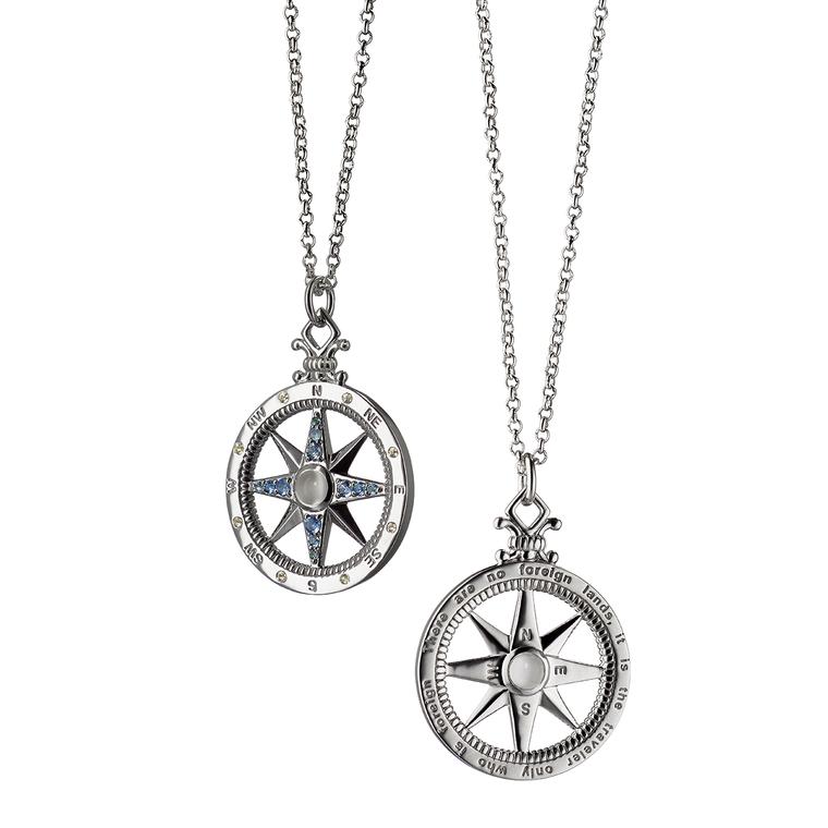 Monica Rich Kosann Compass charm necklace