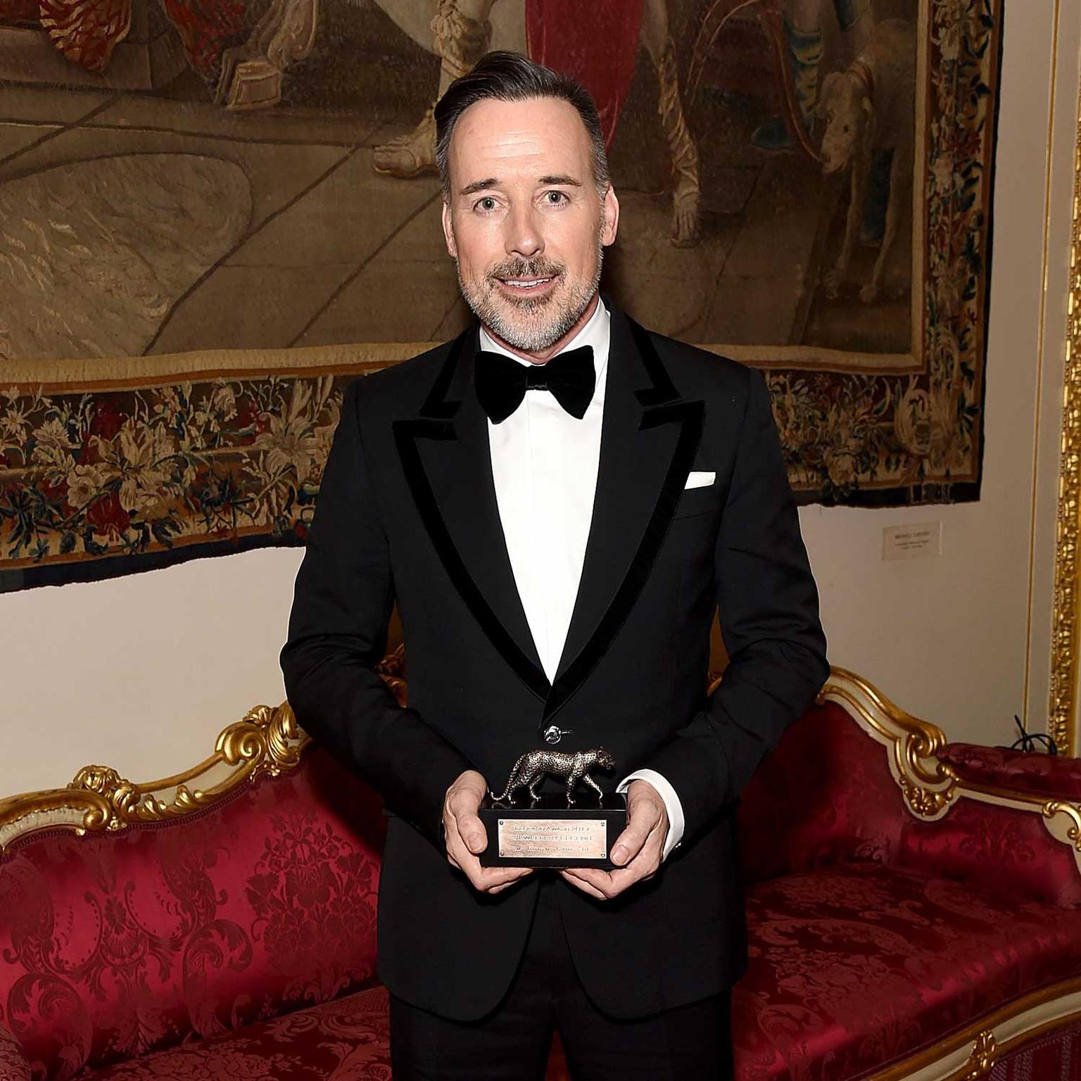 Leopard Legend Award accepted by David Furnish on behalf of Elton John