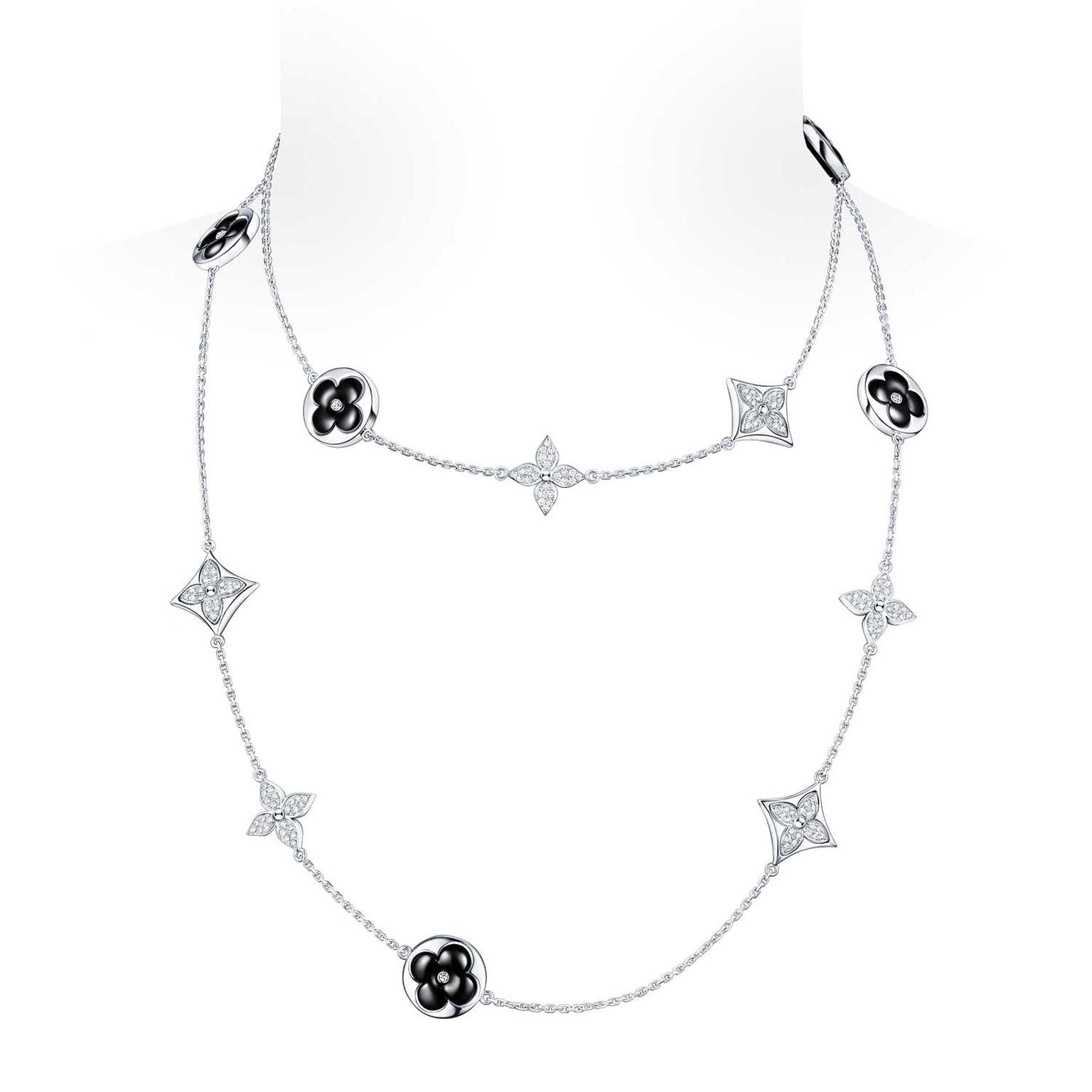 Diamond Blossom Sun necklace, Louis Vuitton