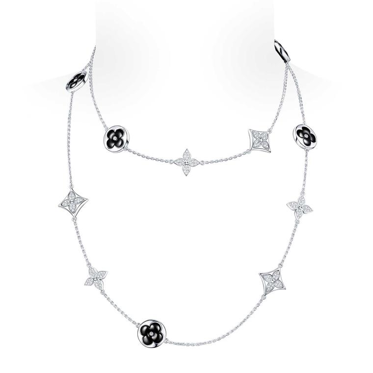 Louis Vuitton Onyx Diamond Blossom sautoir