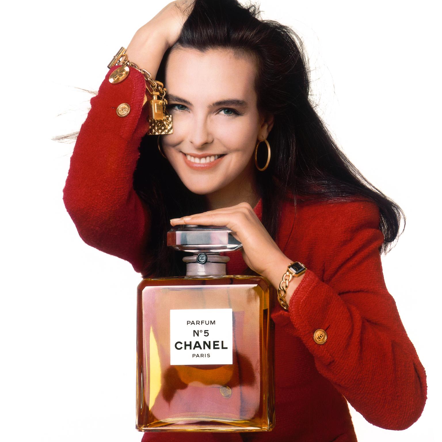 Carole Bouquet in Chanel's Première watch