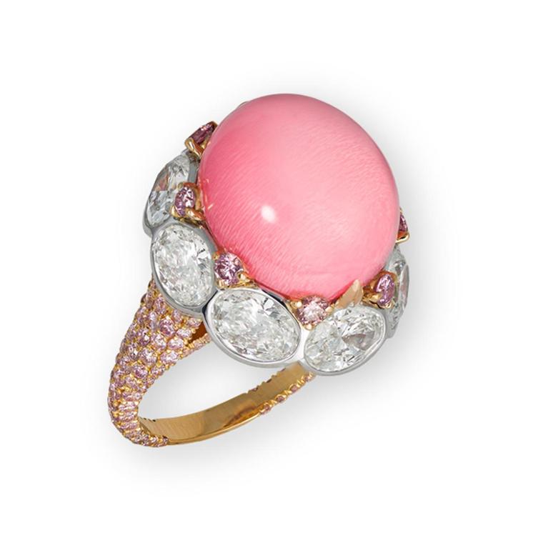 David Morris conch pearl ring