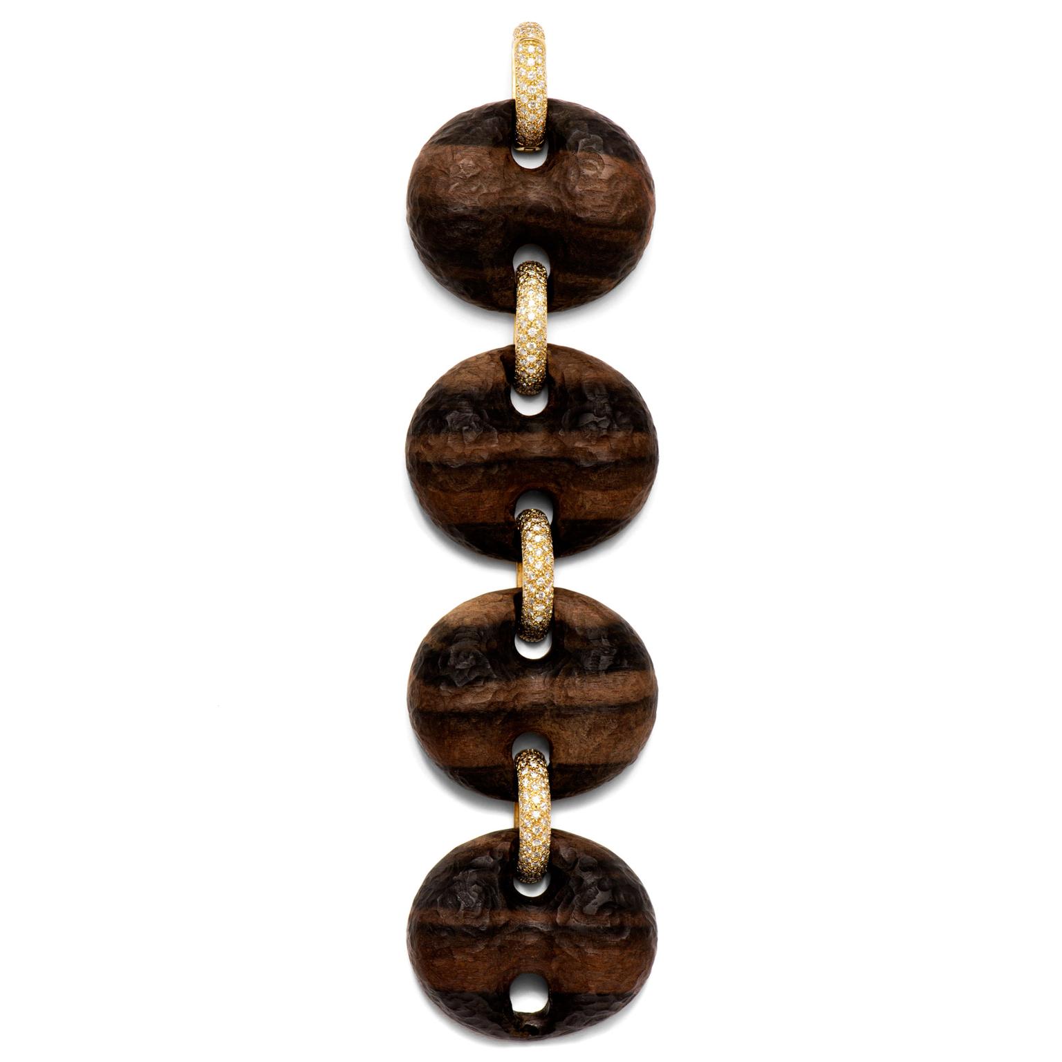 Antonia Miletto Macassar wood bracelet