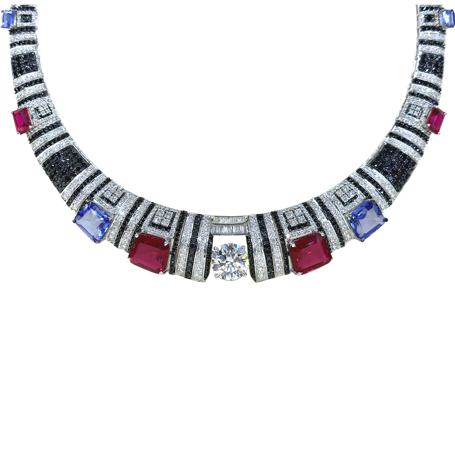 Back Bay Queen's Necklace by Surat Jewels