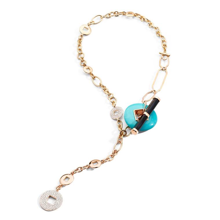 Haiku turquoise necklace by Pomellato