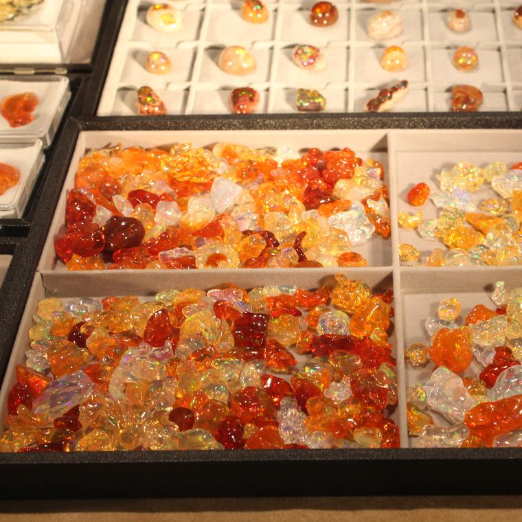 Baselworld Mexican fire opals