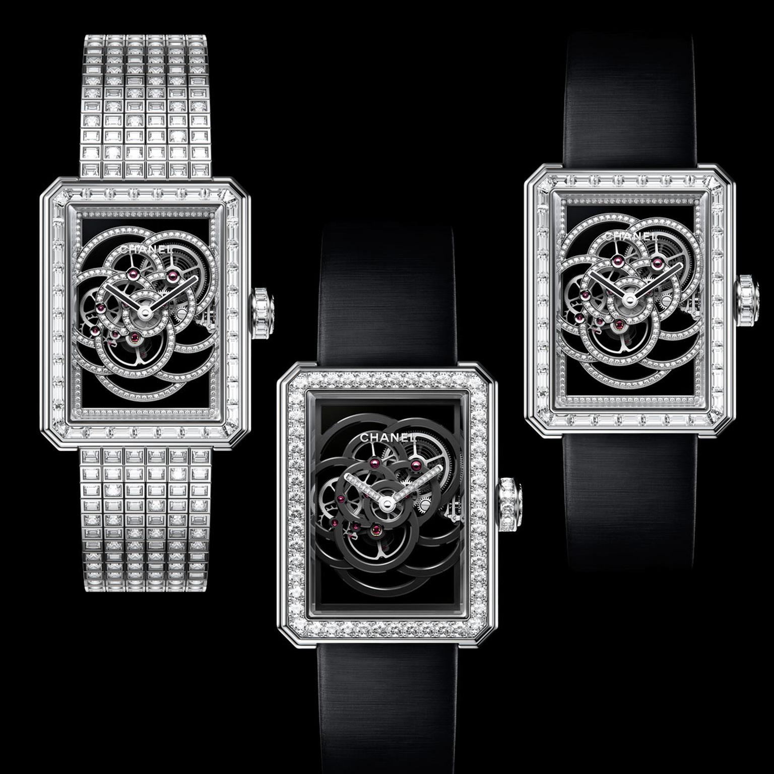 Chanel skeleton watch clearance