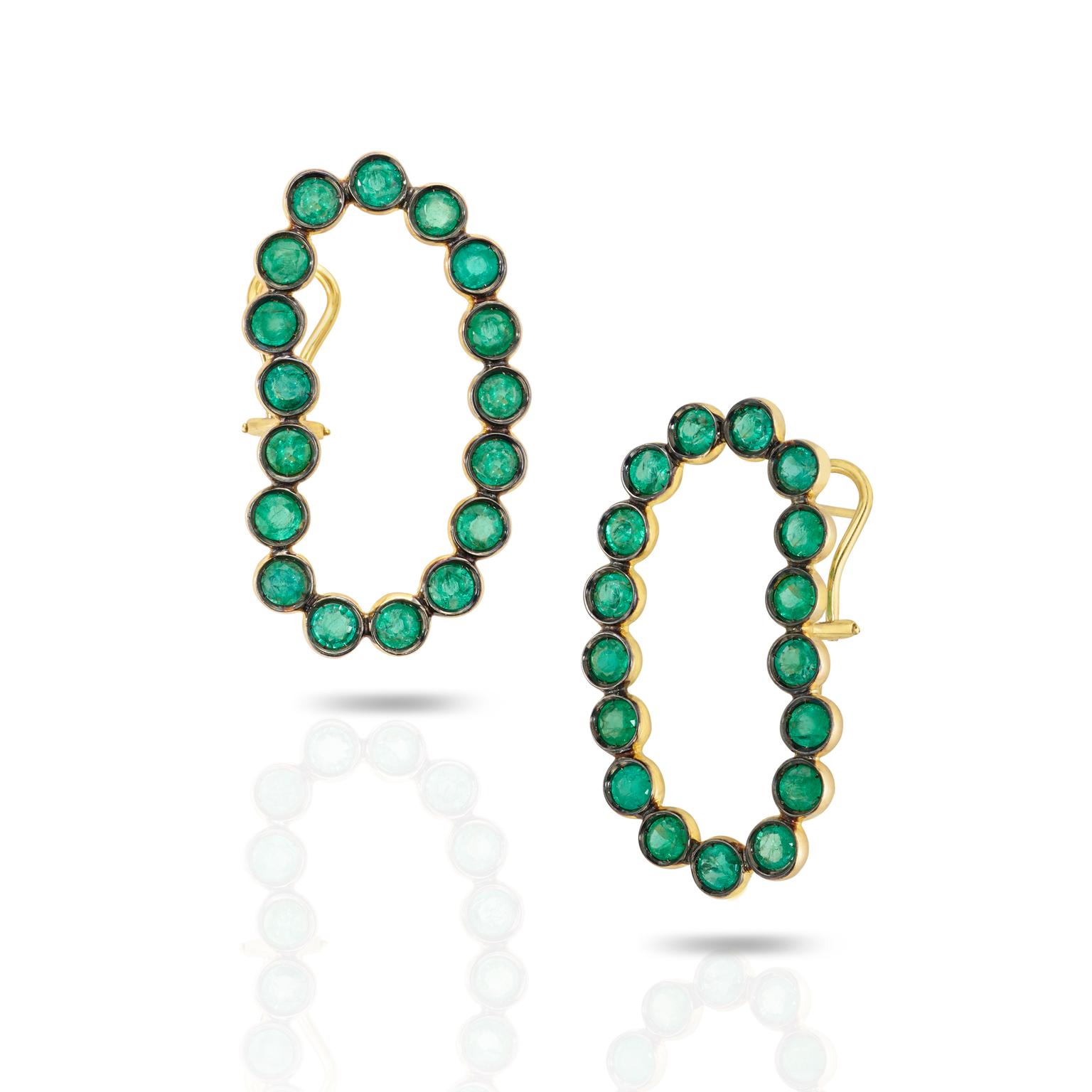 Ana Khouri Lourdes emerald earrings