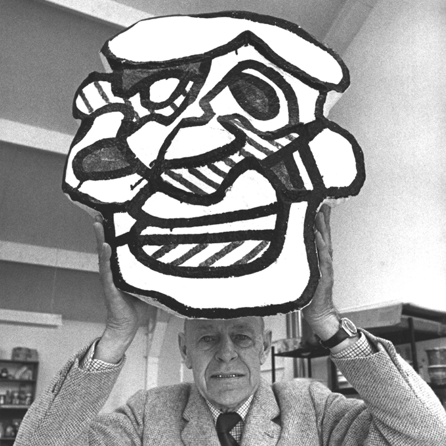 Portrait Photograph of Jean Dubuffet