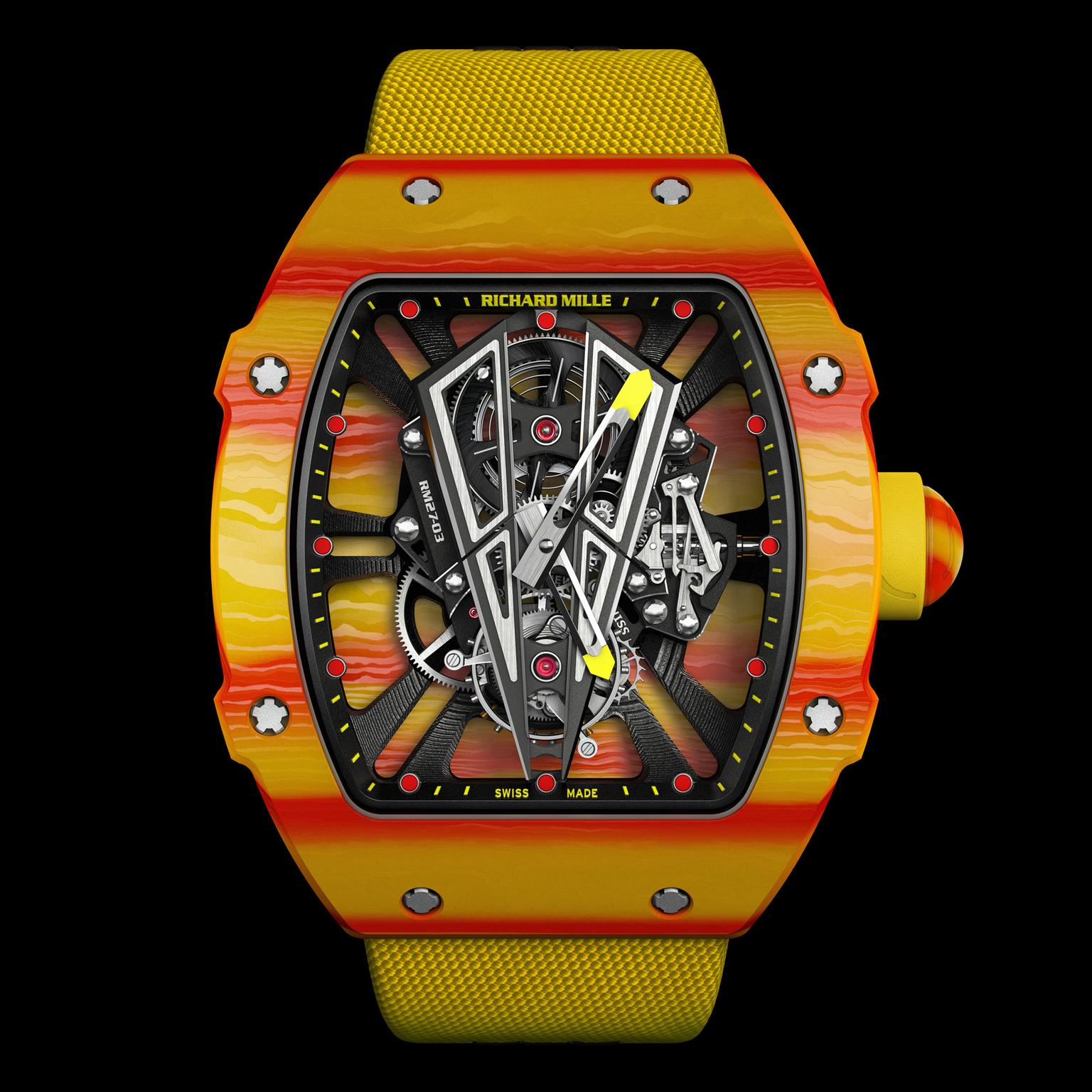 Richard Mille RM 27-03 Tourbillon worn by Rafael Nadal