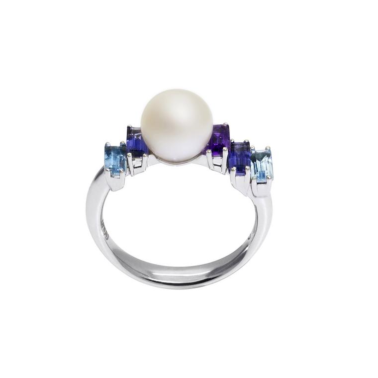 Morning Light pearl ring