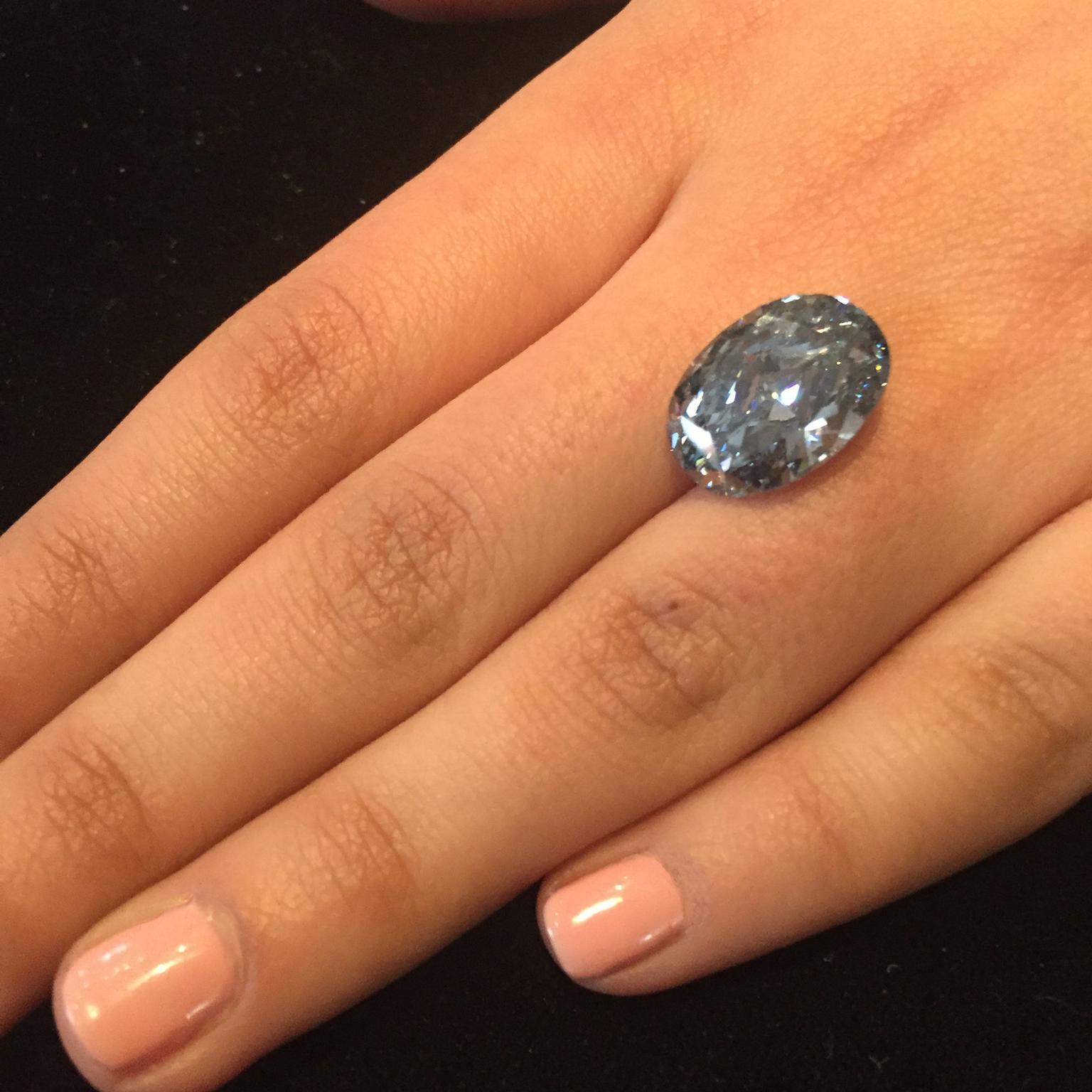 De Beers Millenium Blue diamond