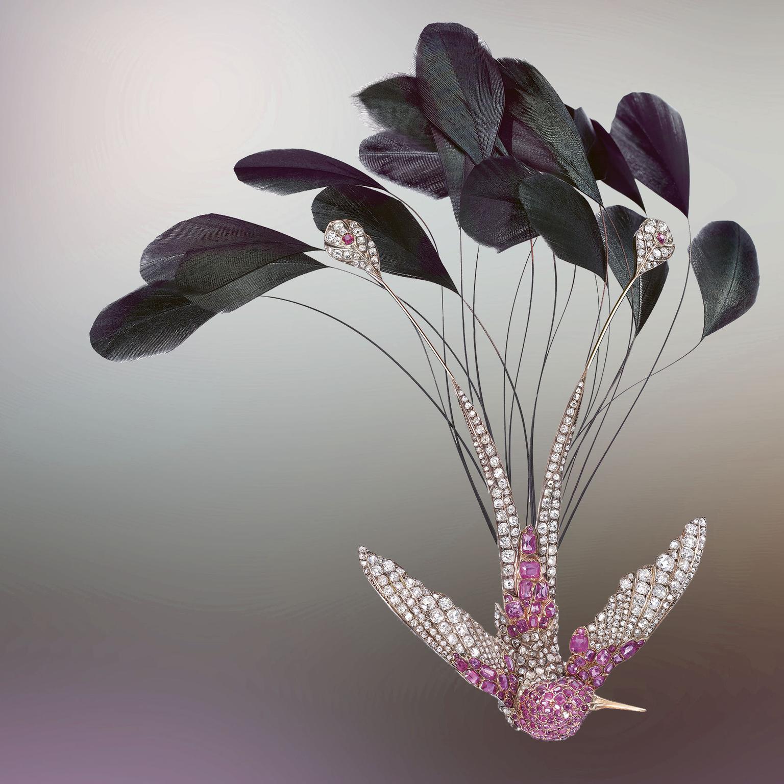 Hummingbird Aigreet by Joseph Chaumet, 1880