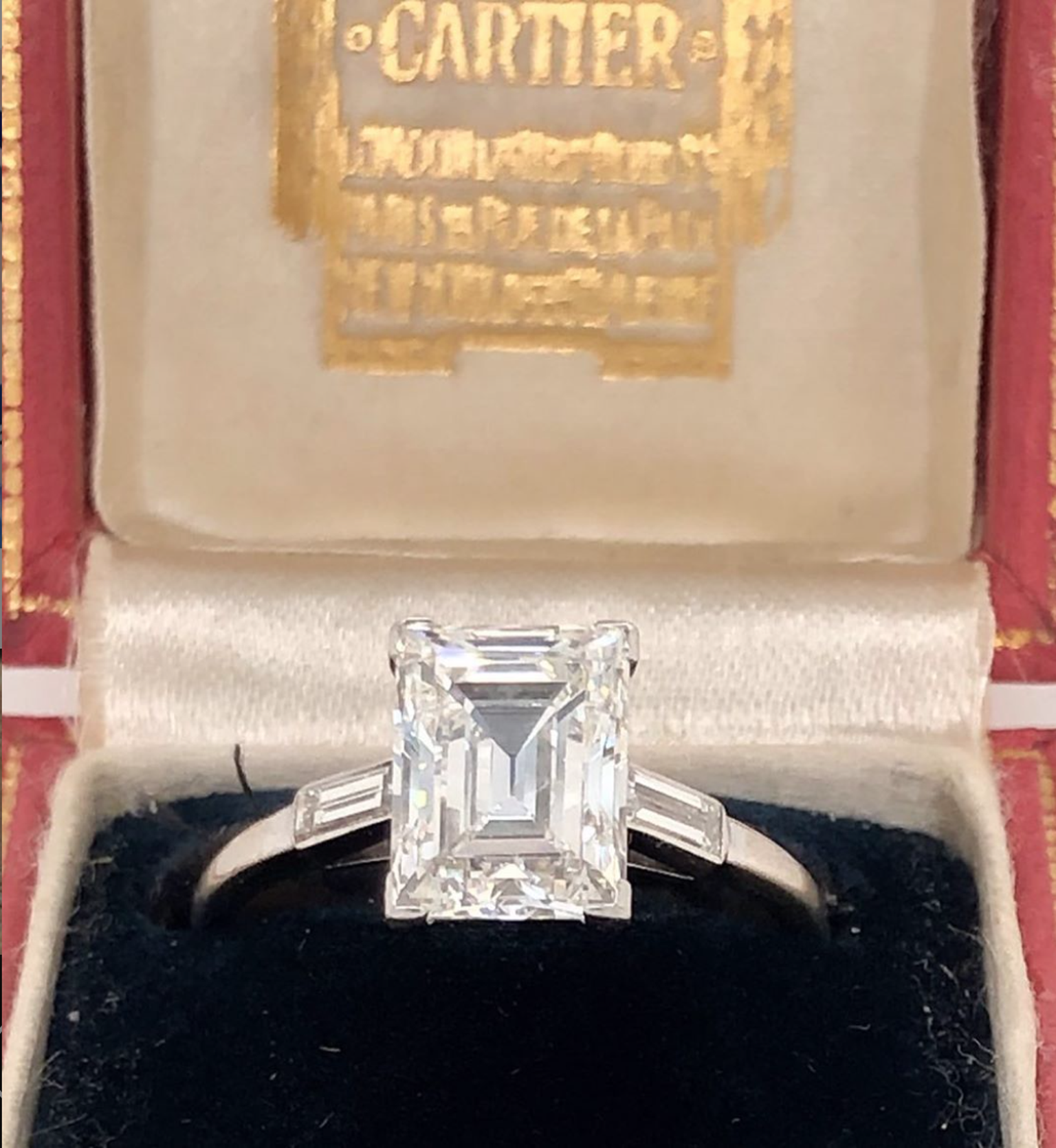 Spicer Warin Cartier diamond engagment ring