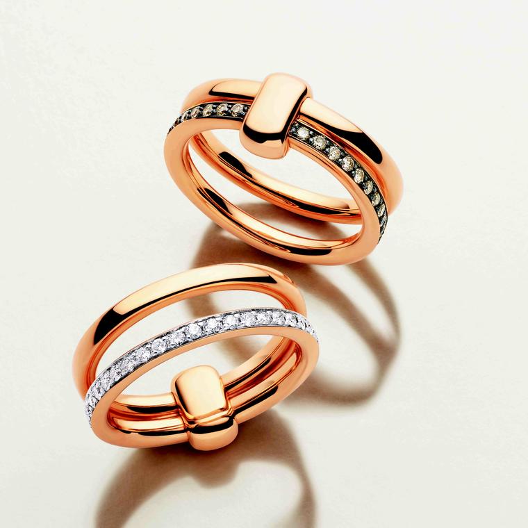 POMELLATO TOGETHER bracelet and rings by Pomellato  rose gold