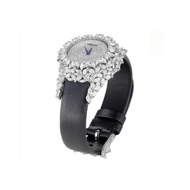 Diamond watches for her WS Theme square Chopard Green Carpet watch