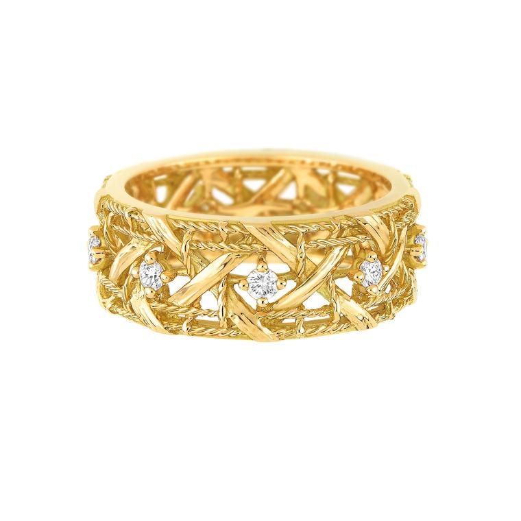 My Dior yellow gold and diamond ring