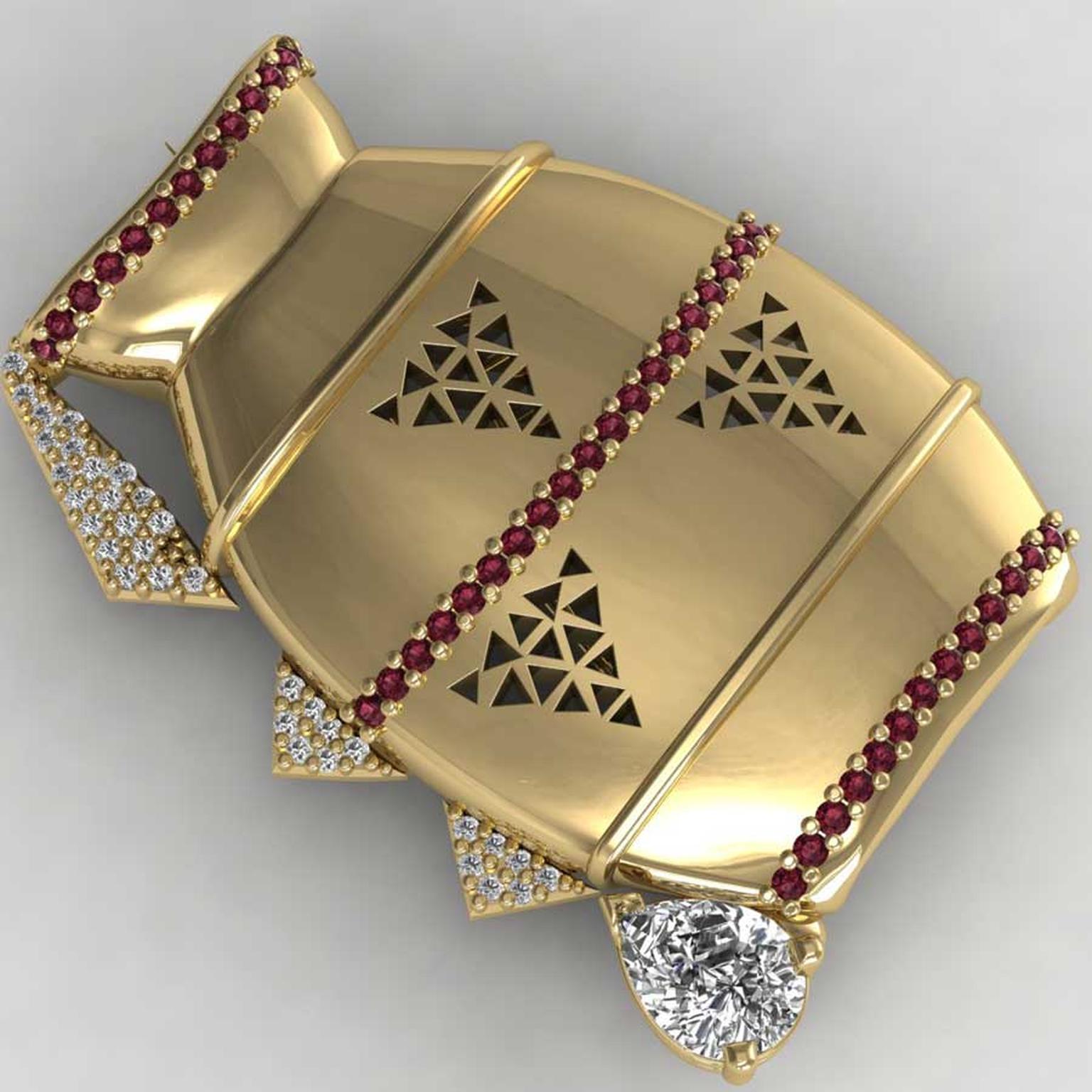 Khumo P Makwa Mapula Brooch