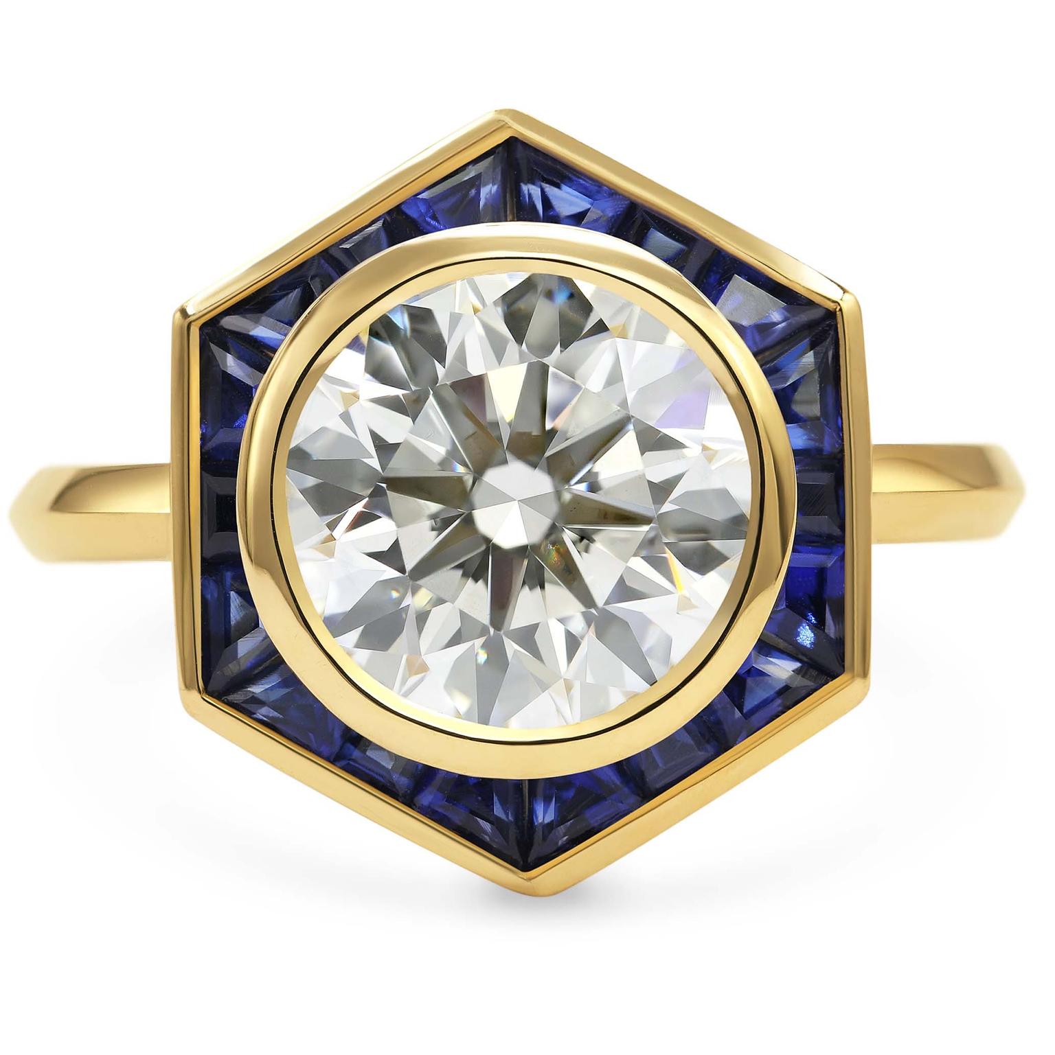 Rachel Boston Art Deco engagement ring