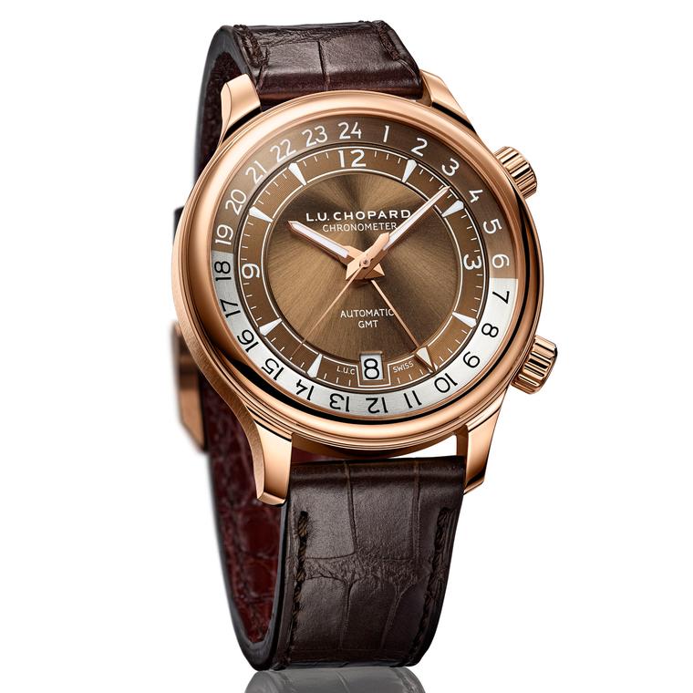 L.U.C GMT One watch in rose gold