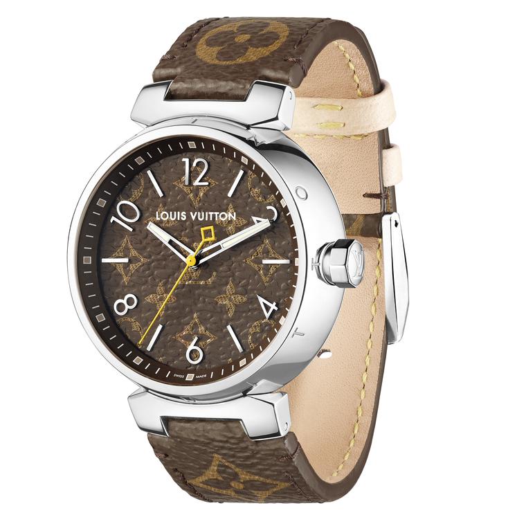 Tambour Monogram Canvas Strap - Watches - Connected Watches