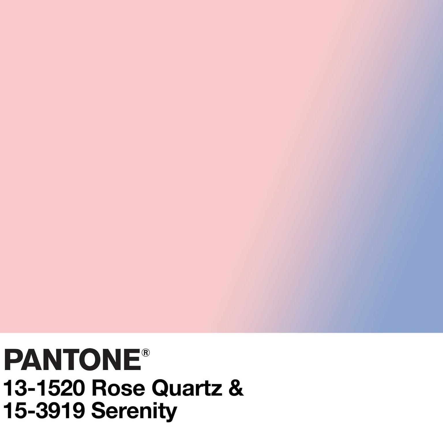Pantone Color of the Year chart