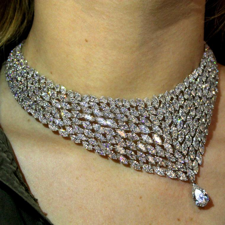 Messika high jewellery diamond necklace