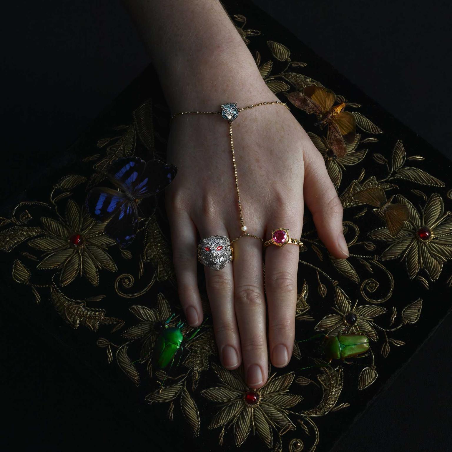 Gucci's new Le Marché des Merveilles hand bracelet