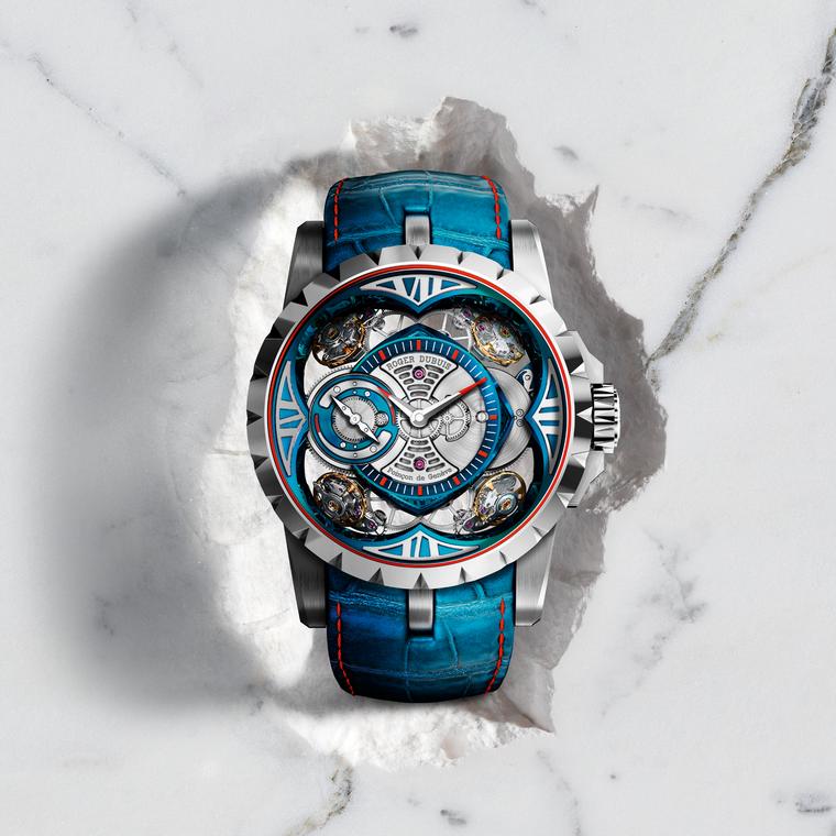 Roger Dubuis Excalibur Quatuor Cobalt Micromelt watch