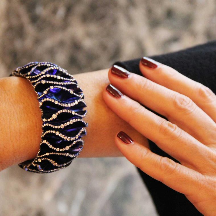 Vhernier Blue Velvet titanium bracelet