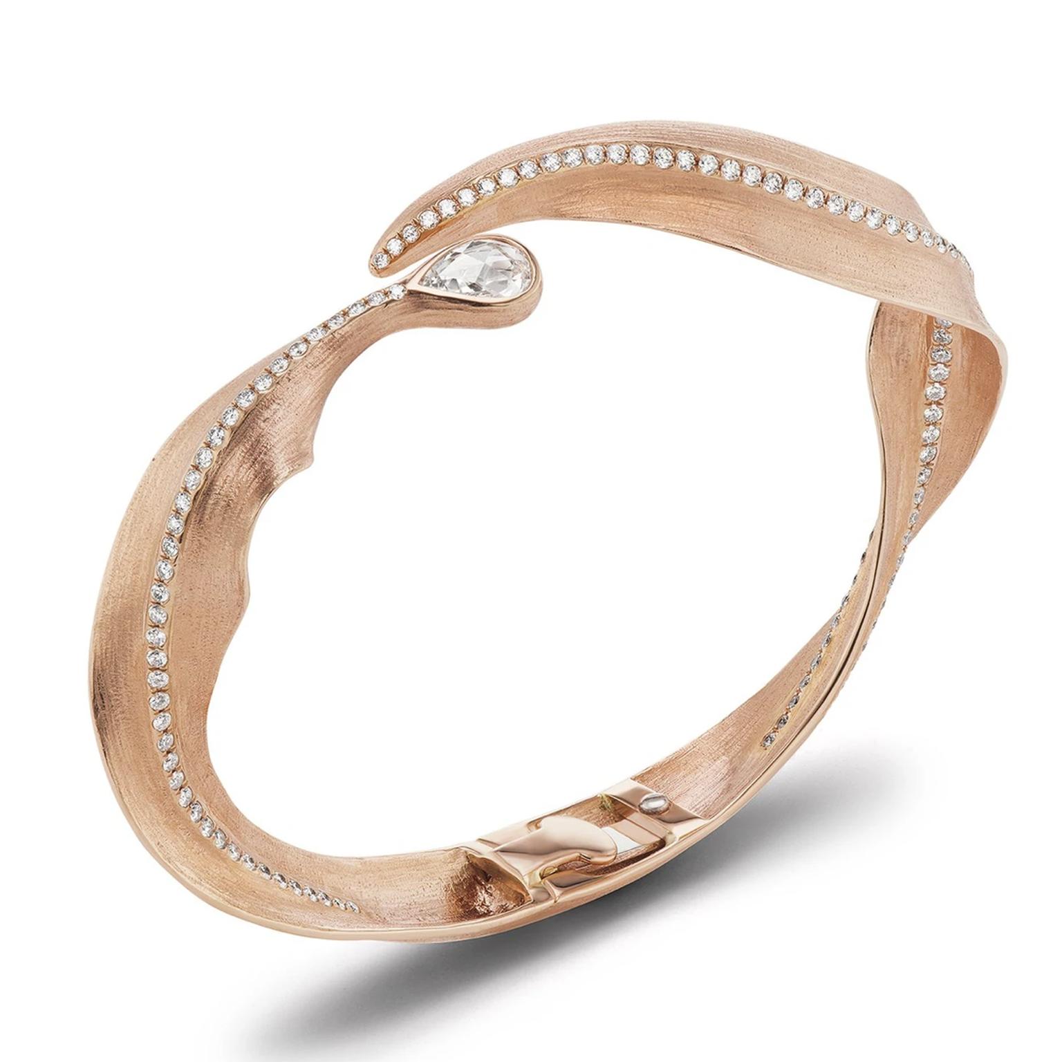 Leaf bangle by Neha Dani