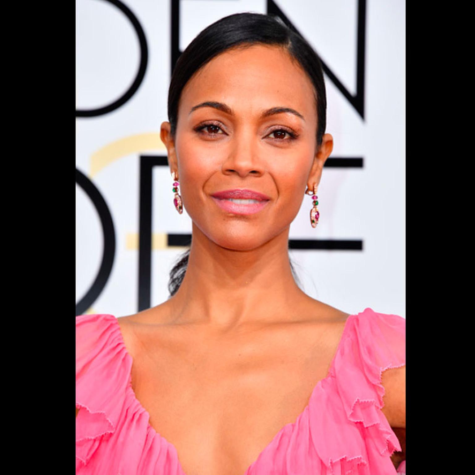 Zoe Saldana Bulgari Serpentiearrings