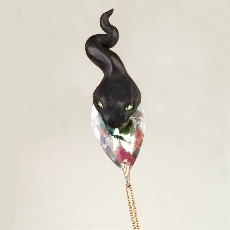 Danny McDonald Bitten Crystal necklace