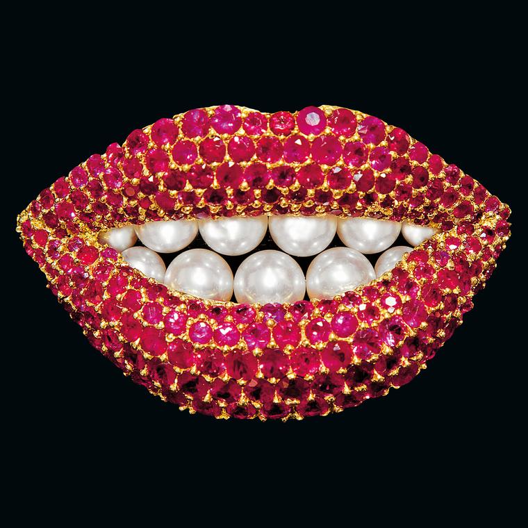 Lips brooch from Salvador Dalí