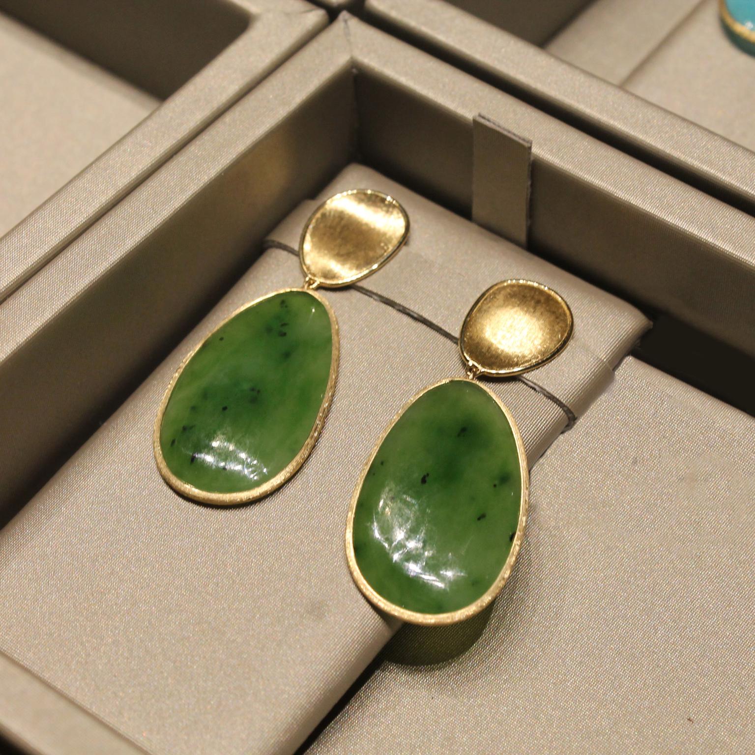 Marco Bicego Unico jade earrings