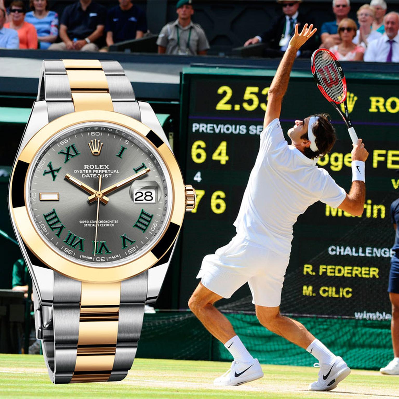 Rolex and Roger Federer