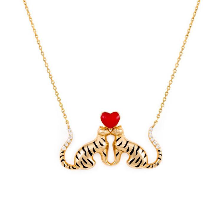 Tiger Of Love Necklace by L'Atelier Nawbar