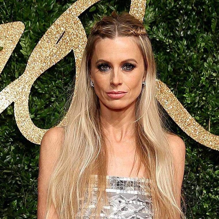 Laura Bailey wears Chanel diamond earrings to the British Fashion Awards