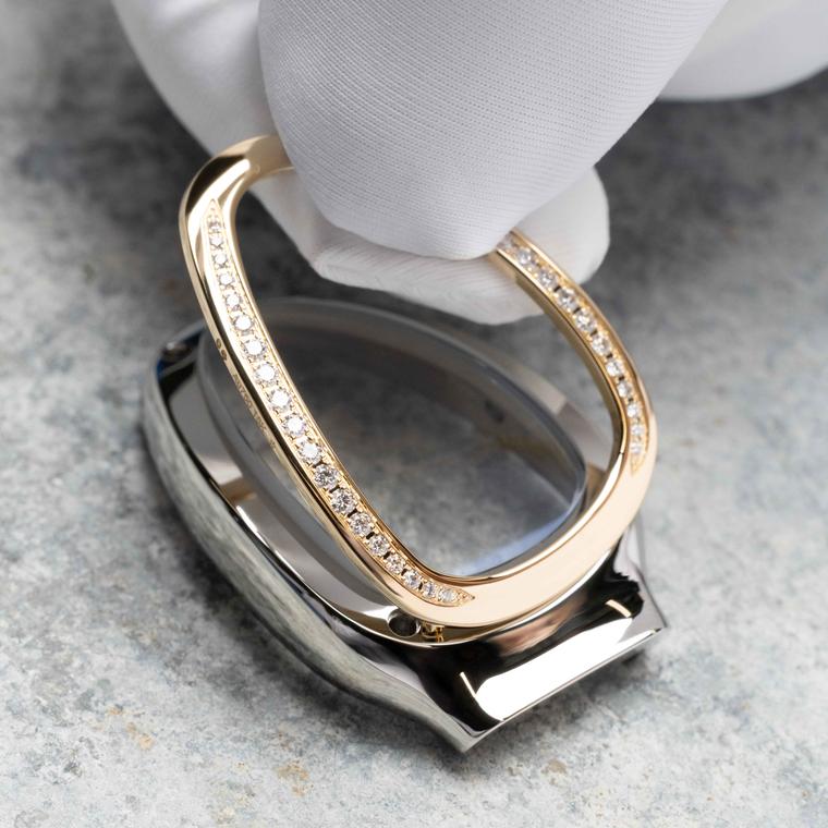 Workbench on a dial of Serpenti Tubogas watch by Bvlgari