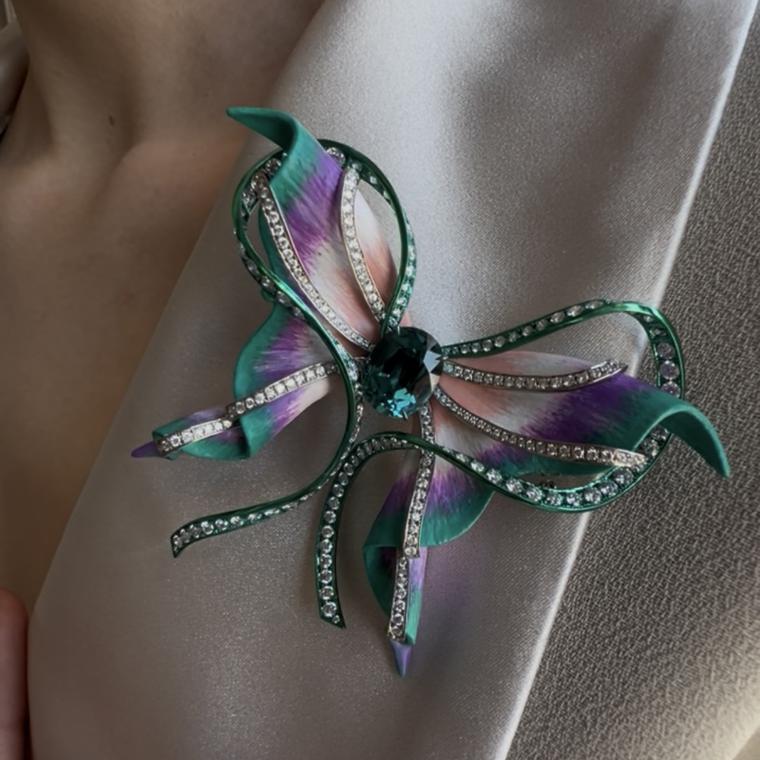 Butterfly brooch by Anna Hu